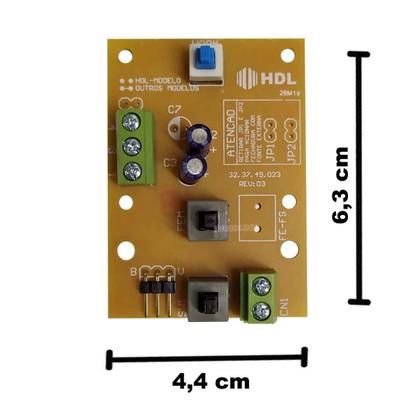 Imagem de Placa Circuito Impresso AZ-02 Interfone Monofone 2 Botoes HDL