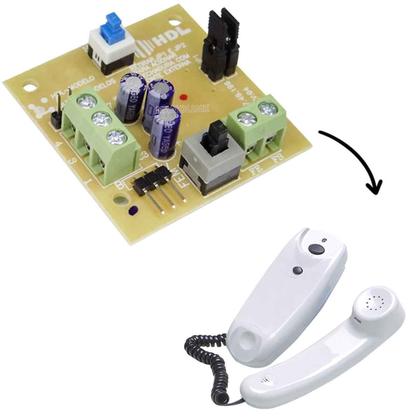 Imagem de Placa Circuito Impresso Interfone Monofone AZ01 AZ HDL