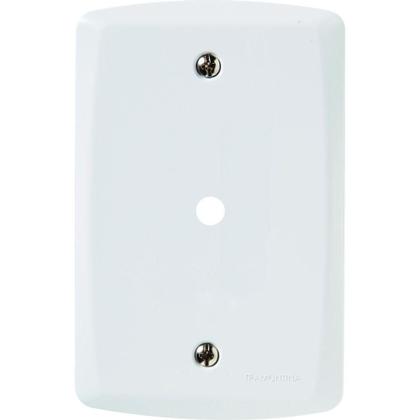 Imagem de Placa com 1 Furo 9 mm 4x2  Tramontina Lux Branca