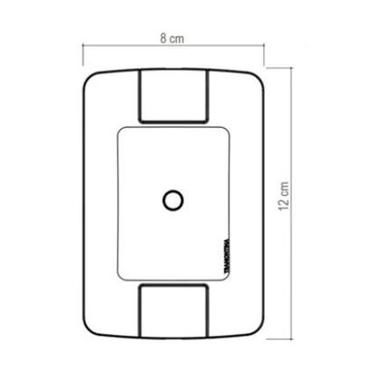 Imagem de Placa Com 1 Furo 9,5 mm 4x2 Branca ARIA 57203002 TRAMONTINA
