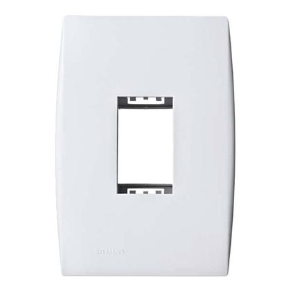 Imagem de Placa Com Suporte 1 Seção Vertical 4 x 2 Branca LINHA ILUS 5TG99022 SOPRANO 
