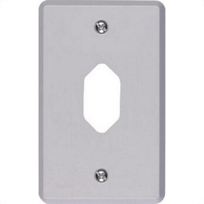 Imagem de Placa Conjunto Ilumi Cinza 4X2 - 1 Tomada - 13400 - Kit C/10 Pecas