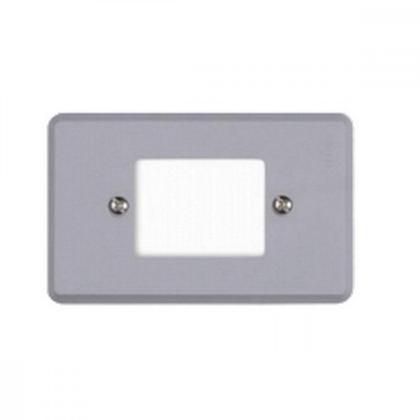 Imagem de Placa Conjunto Ilumi Cinza 4X2 - 3 Interruptores - 1351 - Kit C/10 Pecas