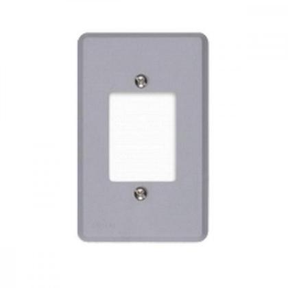 Imagem de Placa Conjunto Ilumi Cinza 4X2 - 3 Interruptores - 1351 - Kit C/10 Pecas