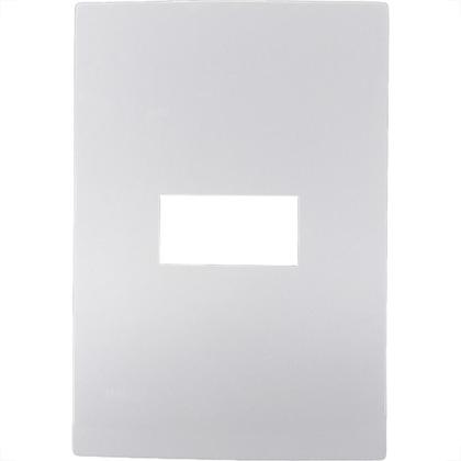 Imagem de Placa Conjunto Ilumi I9-Inove Branco 4X2 1 Modulo Horizontal Com Suporte - 96070