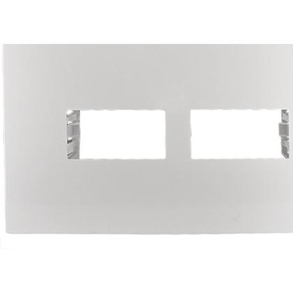 Imagem de Placa Conjunto Ilumi I9-Inove Branco 4X4 2 Modulos + 2 Modulos Separados Horizontais Branca - 97070