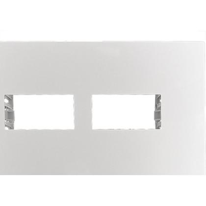 Imagem de Placa Conjunto Ilumi I9-Inove Branco 4X4 2 Modulos + 2 Modulos Separados Horizontais Branca - 97070