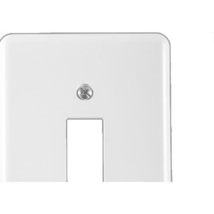 Imagem de Placa Conjunto Ilumi Stylus Branco 4X2 - 1 Interruptor - 2049