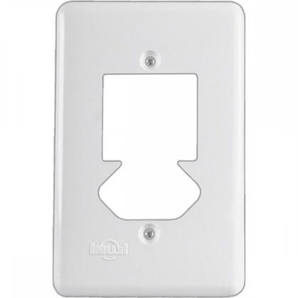 Imagem de Placa Conjunto Ilumi Stylus Branco 4X2 - 2 Interruptores + 1 Tomada - 20430