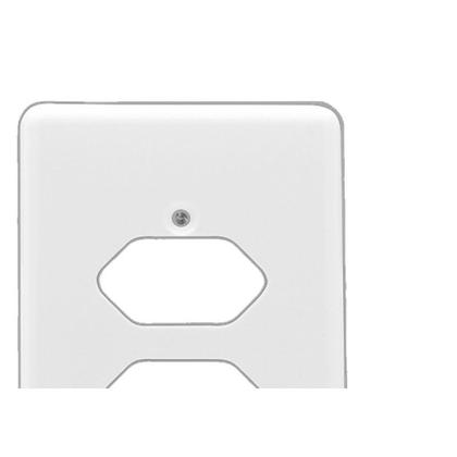 Imagem de Placa Conjunto Ilumi Stylus Branco 4X2 - 2 Tomadas - 20410