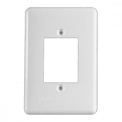 Imagem de Placa Conjunto Ilumi Stylus Branco 4X2 -3 Interuptores - 2051