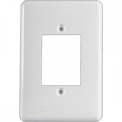 Imagem de Placa Conjunto Ilumi Stylus Branco 4X2 -3 Interuptores - 2051