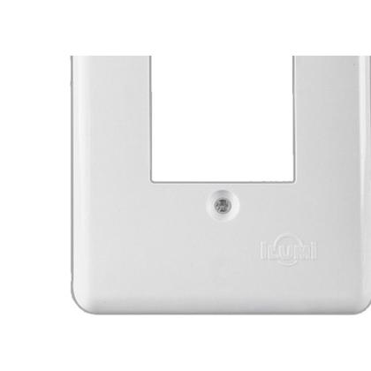 Imagem de Placa Conjunto Ilumi Stylus Branco 4X2 -3 Interuptores - 2051