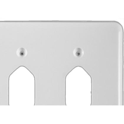 Imagem de Placa Conjunto Ilumi Stylus Branco 4X4 - 1 Tomada + 1 Tomada 248E1