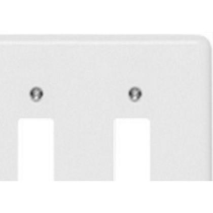 Imagem de Placa Conjunto Ilumi Stylus Branco 4X4 - 2 Interruptores 250-G