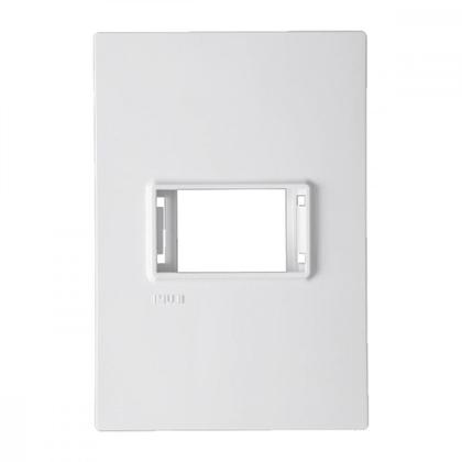 Imagem de Placa Conjunto Modular Ilumi Vivaz 4X2 - 1 Modulo Horizontal + Suporte 76070