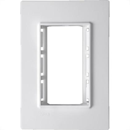 Imagem de Placa Conjunto Modular Ilumi Vivaz 4X2 - 3 Modulos .Juntos + Suporte 76100