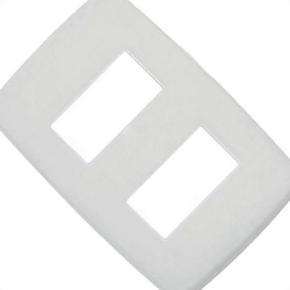 Imagem de Placa Conjunto Modular Pialplus 4X2 - 2 Modulos Separados Horizontais 8506