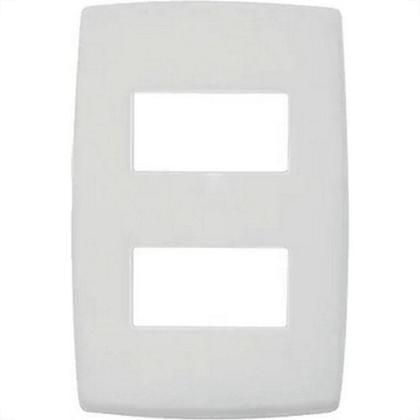 Imagem de Placa Conjunto Modular Pialplus 4X2 - 2 Modulos Separados Horizontais 8506