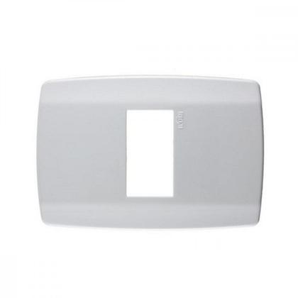 Imagem de Placa Conjunto Modular Slim 4X2 - 1 Modulo Horizontal Branca 8207