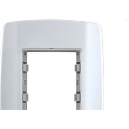 Imagem de Placa Conjunto Modular Slim 4X2 - 3 Modulos Juntos Com Suporte 82100