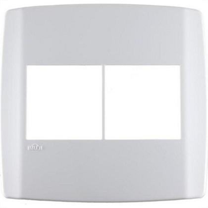 Imagem de Placa Conjunto Modular Slim 4X4 - 2 Modulos + 2 Modulos Juntos Branca 8308