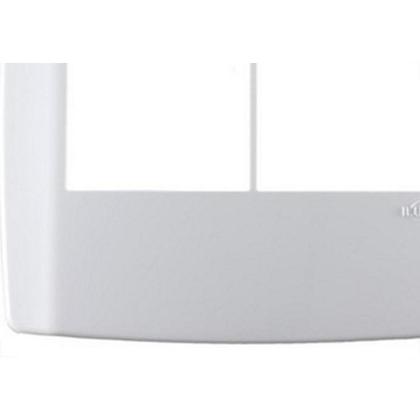 Imagem de Placa Conjunto Modular Slim 4X4 - 2 Modulos + 2 Modulos Juntos Branca 8308