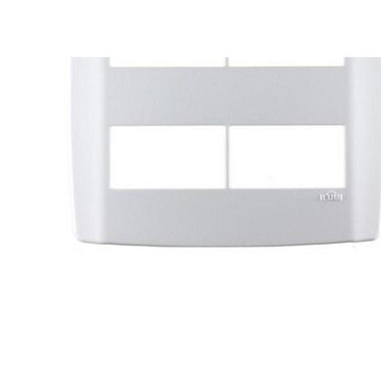 Imagem de Placa Conjunto Modular Slim 4X4 - 2 Modulos + 2 Modulos Separados Branca 8307