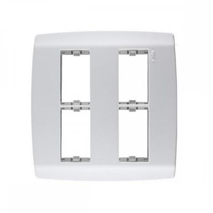 Imagem de Placa Conjunto Modular Slim 4X4 - 2 Modulos + 2 Modulos Separados Com Suporte 83070