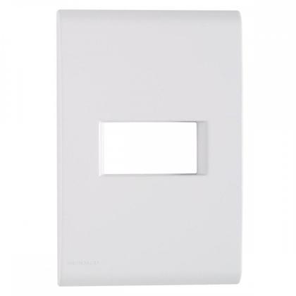 Imagem de Placa Conjunto Modular Tramontina Liz 4X2 - 1 Modulo Horizontal 57106/204