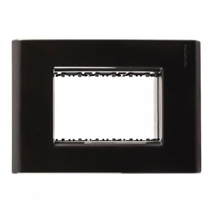Imagem de Placa Conjunto Modular Tramontina Liz 4X2 - Grafite 3 Modulos - 57106048