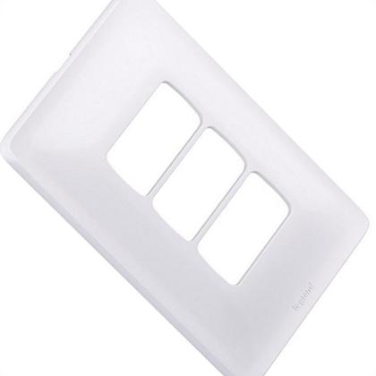 Imagem de Placa Conjunto Modular Zeffia 4X2 - 3 Modulos Separados Horizontal 0183