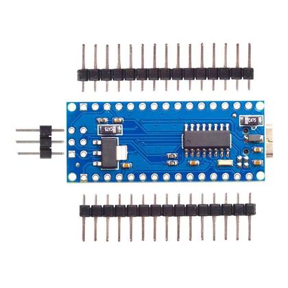 Imagem de Placa Controladora Tipo-C Micro USB CH340 Nano 3.0 ATmega328P Compatível Com Arduino Nano V3.0