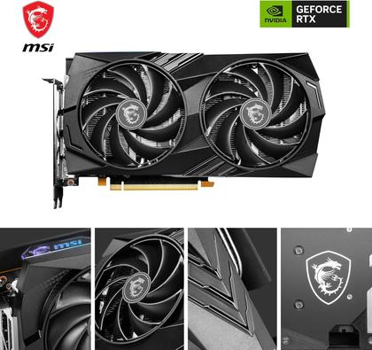 Imagem de Placa d Vídeo MSI Gaming X NVIDIA GeForce RTX 4060 8GB GDDR6 cor:preto