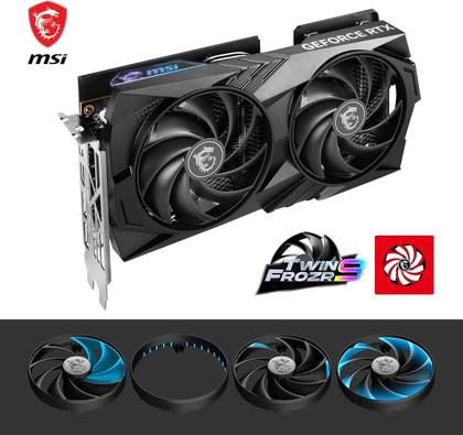 Imagem de Placa d Vídeo MSI Gaming X NVIDIA GeForce RTX 4060 8GB GDDR6 cor:preto
