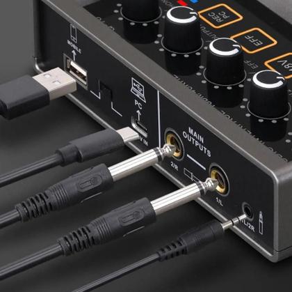 Imagem de Placa de Áudio Interface MXT MX-A16 USB p/ Home Studio