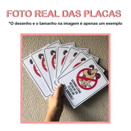 Imagem de Placa de Aviso / Sinalização - Carrinhos de compras / Condominio - Co08 (15x20 cm)