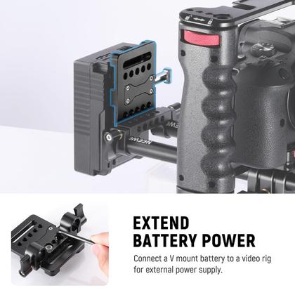 Imagem de Placa de bateria de montagem em V Neewer Mini com 1/4 de rosca PS005