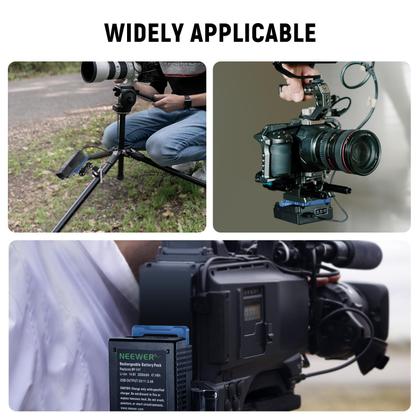 Imagem de Placa de bateria de montagem em V Neewer Mini com 1/4 de rosca PS005