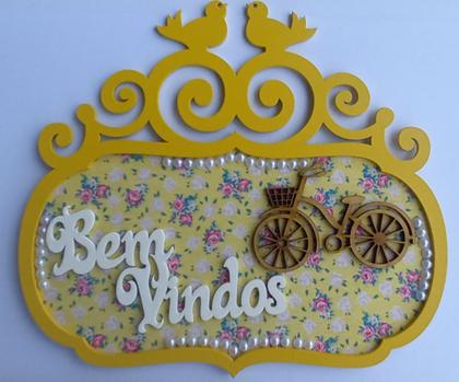 Imagem de Placa de bem vindo