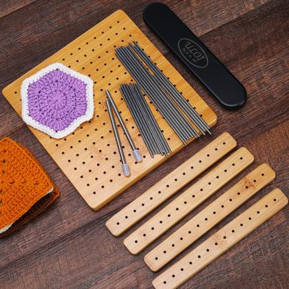 Imagem de Placa de bloqueio de crochê ULOI atualizada com barras de tensão e pinos