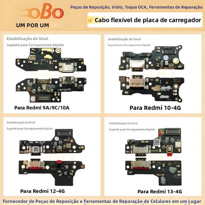 Imagem de Placa De Carregamento USB Redmi Conector De Porta De Carregador Cabo Flexível Peça De Reparo 1PC