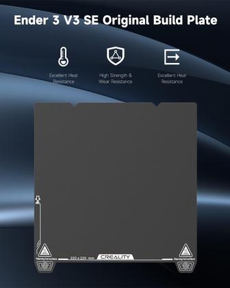 Imagem de Placa de construção Creality Ender 3 V3 SE Original 235x235mm