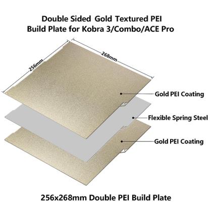 Imagem de Placa de construção LANKEGU Kobra 3 PEI 256x268mm para impressora 3D