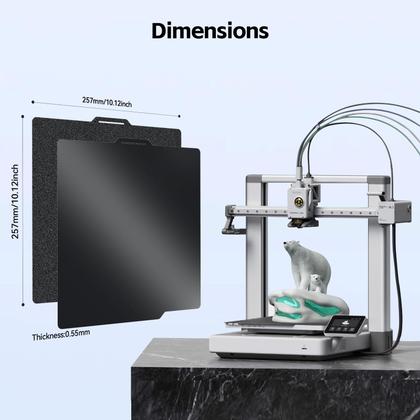 Imagem de Placa de construção Unitak3d PEI para Bambu Lab P1S/P1P/X1C/X1/X1E/A1