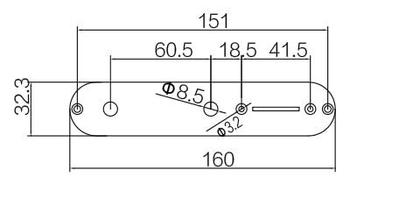 Imagem de Placa de controle Guyker Rust Color com 2 botões de potenciômetro