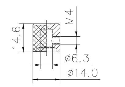 Imagem de Placa de controle Guyker Rust Color com 2 botões de potenciômetro