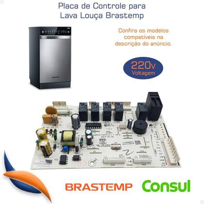 Imagem de Placa De Controle Lava Louça Brastemp W10734078 Blf10
