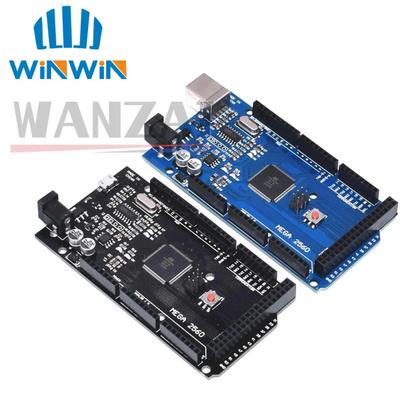 Imagem de Placa de Desenvolvimento Arduino MEGA 2560 R3 com ATmega2560-16AU e CH340G
