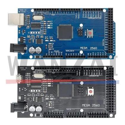 Imagem de Placa de Desenvolvimento Arduino MEGA 2560 R3 com ATmega2560-16AU e CH340G